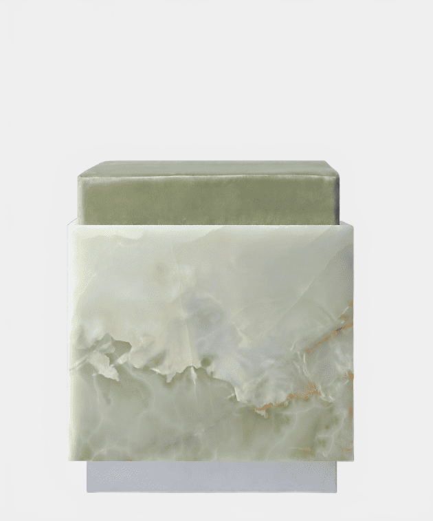 Stool ALFIE GREEN ONYX STOOL MARBERA