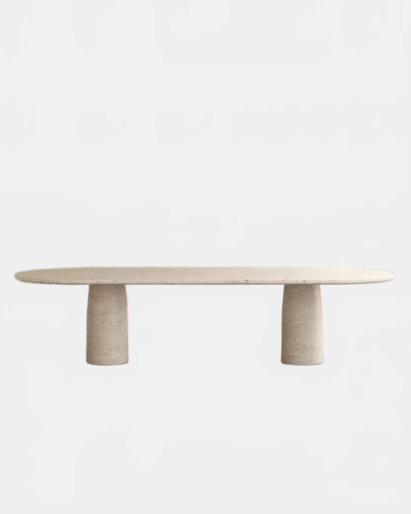 Dining Table Cippolino Marble ISOLA TABLE IV PALOMA EDITIONS