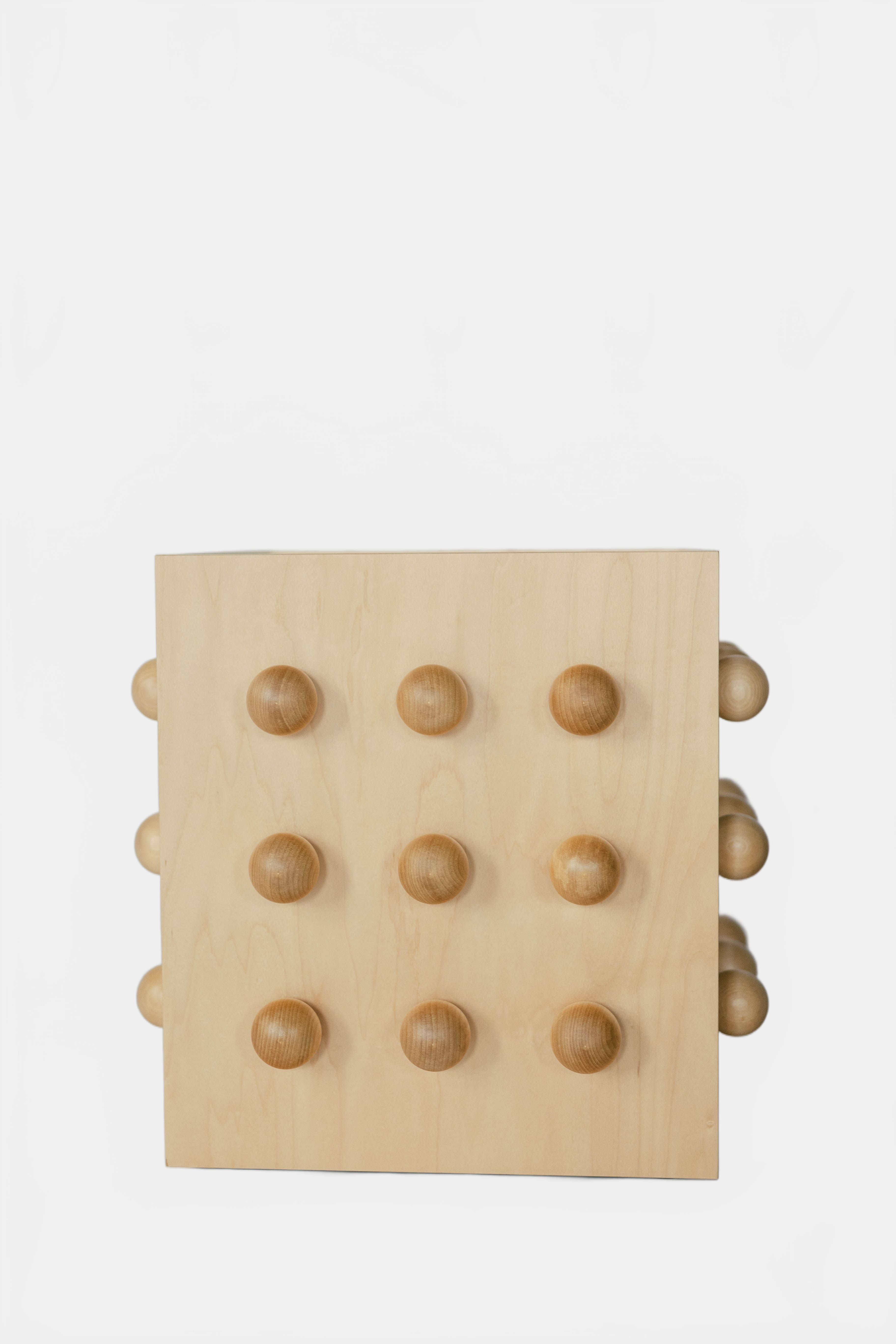Side Table Sand THREEFOLD TABLE Savvy Furniture Edit