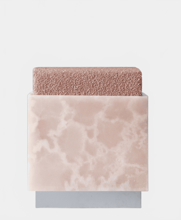 Stool ALFIE PINK ONYX STOOL MARBERA