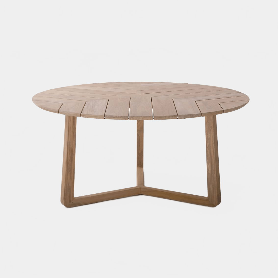 Outdoor Dining Table Teak Top ATRANI DINING TABLE | Ø 62.2" BETACO