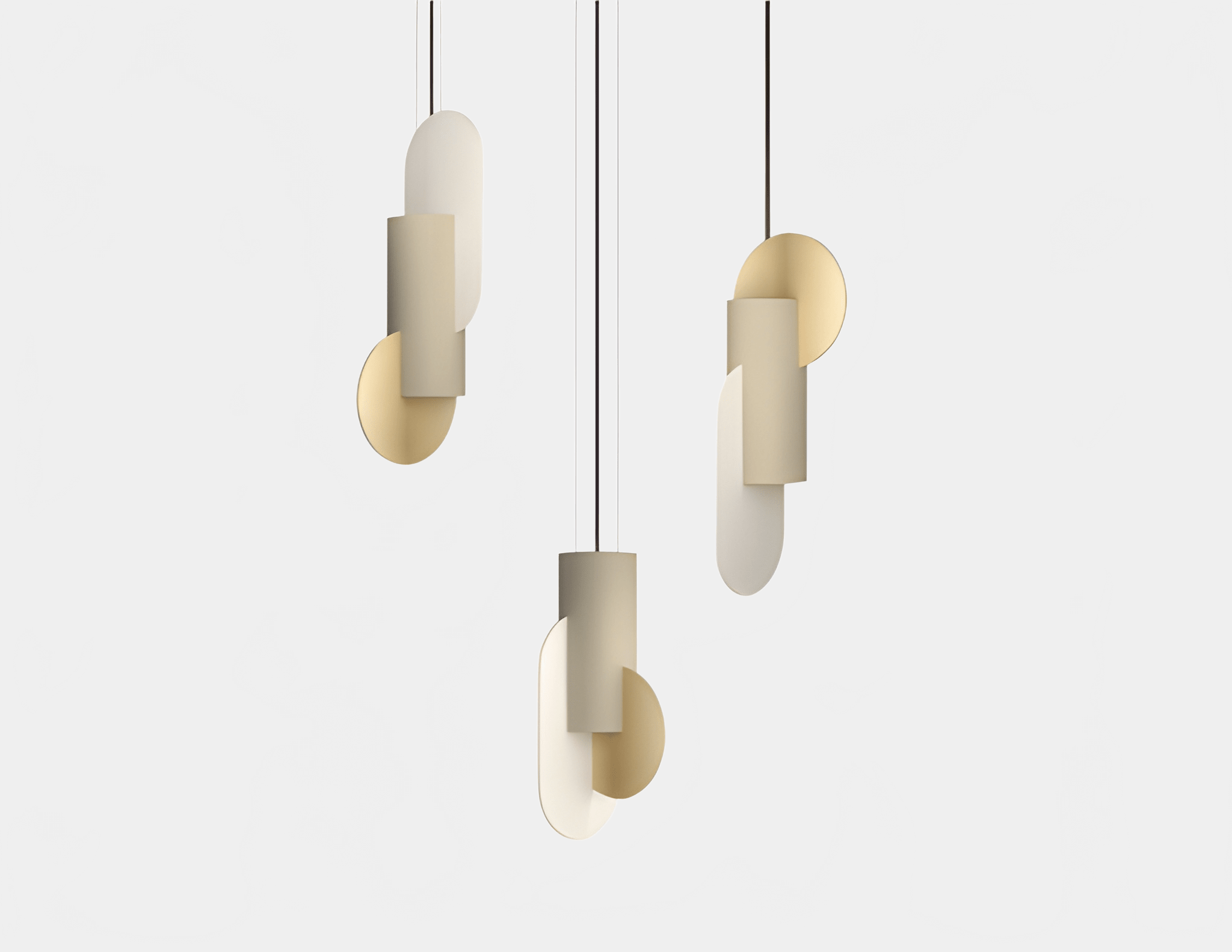 Hanging Light Pendant LAMP SUPREMATIC THREE CS6 NOOM