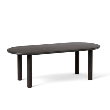 Dining Table PAUL DINING TABLE LONG Black-Stained Ashwood NOOM