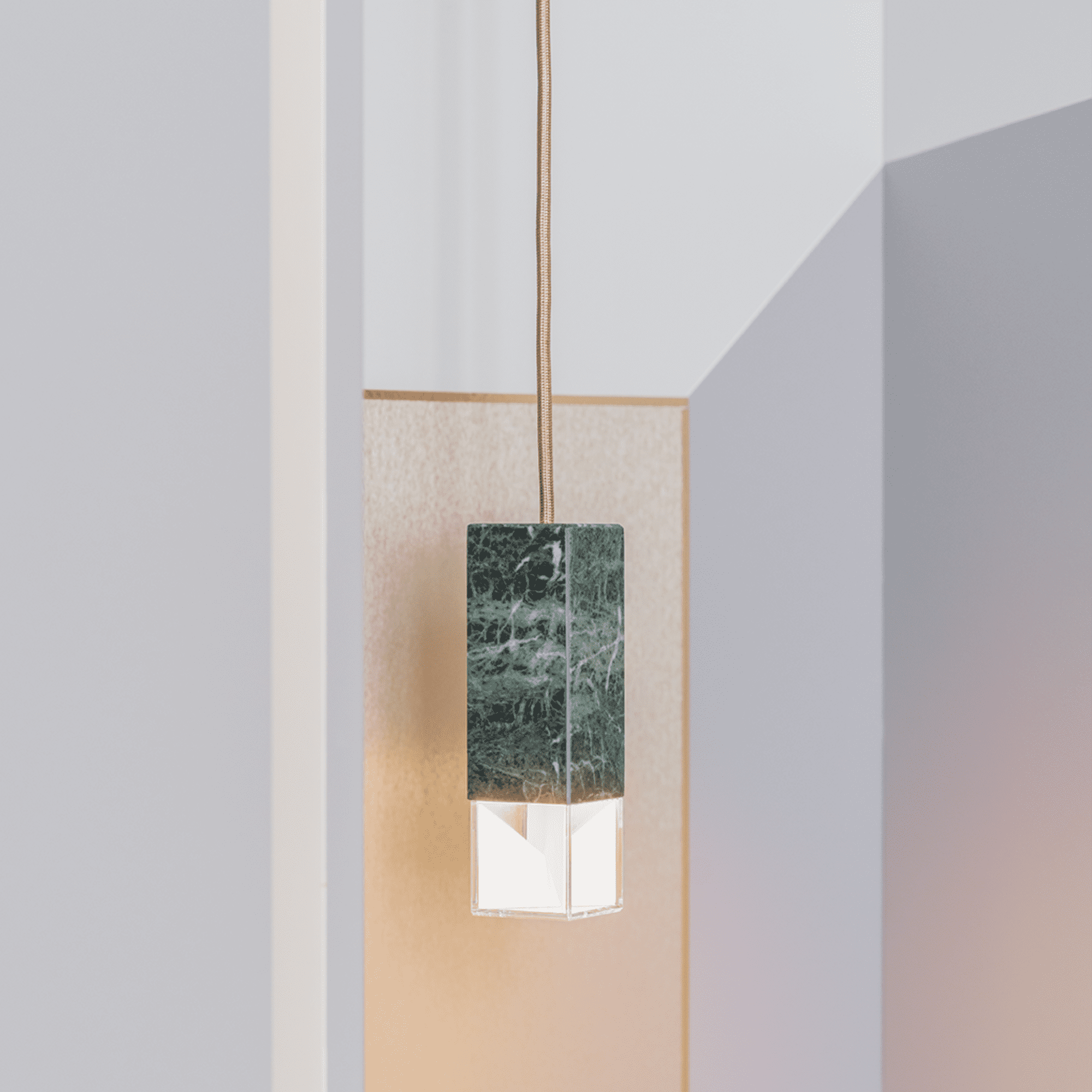 Pendant Lamp LAMP/ONE - MARBLE | SINGLE SUSPENSION FORMAMINIMA