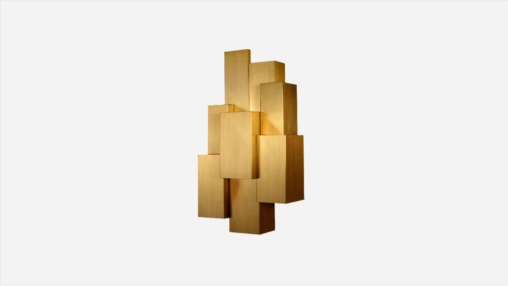 Sconce Brushed Brass INSPIRING TREES BRASS WALL LAMP | LARGE INSIDHERLAND