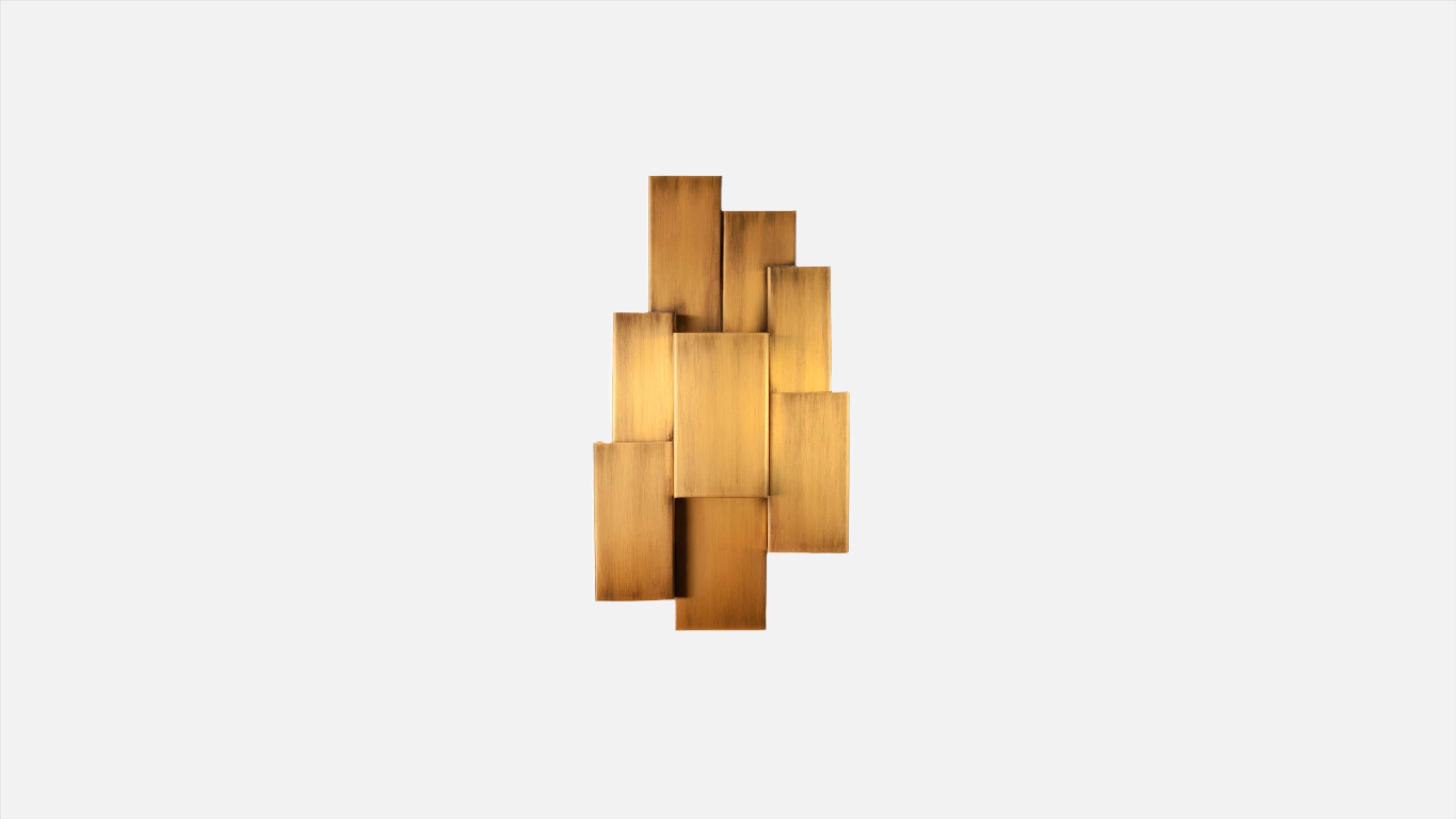 Sconce INSPIRING TREES BRASS WALL LAMP | LARGE INSIDHERLAND