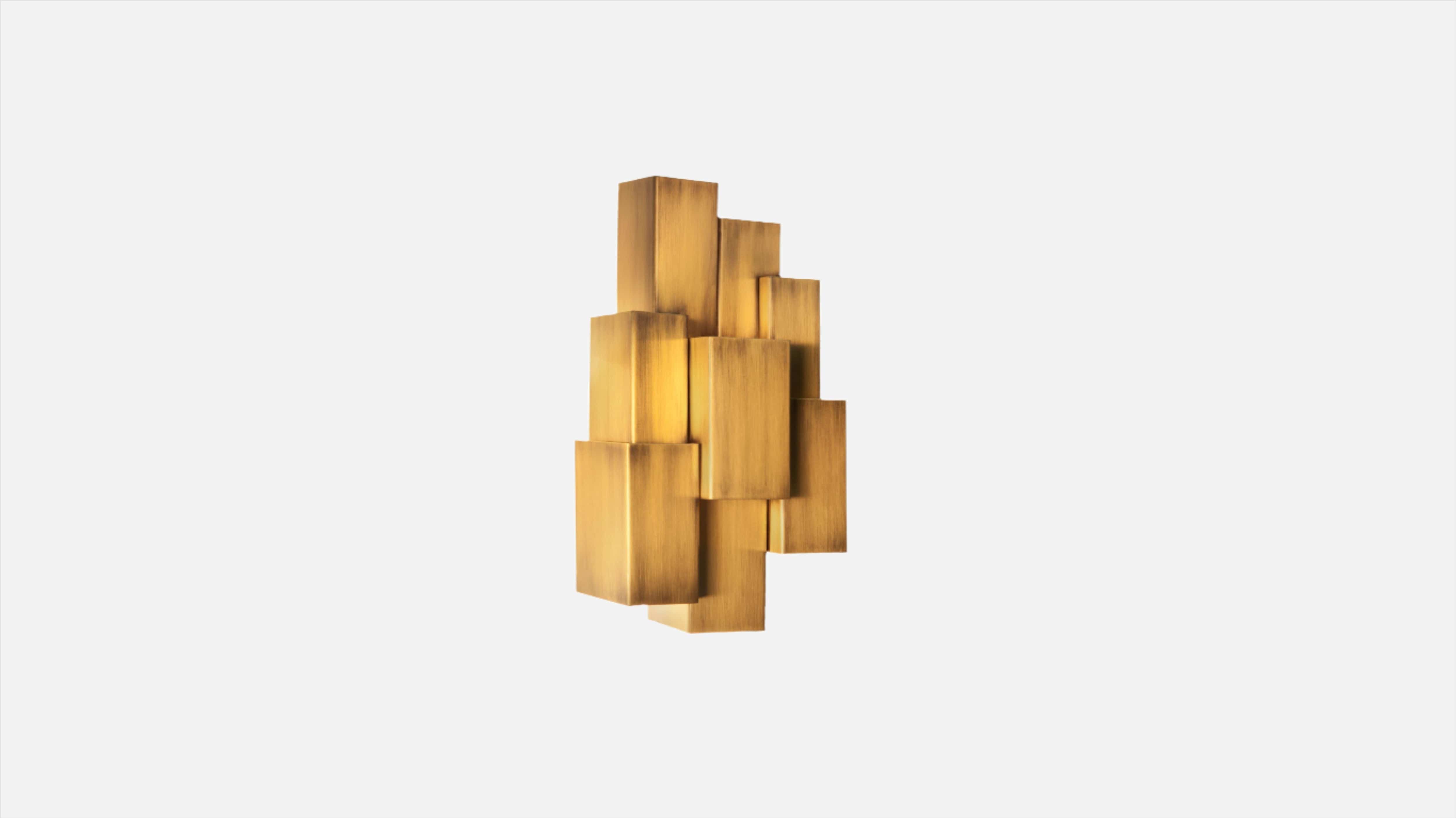 Sconce INSPIRING TREES BRASS WALL LAMP | LARGE INSIDHERLAND