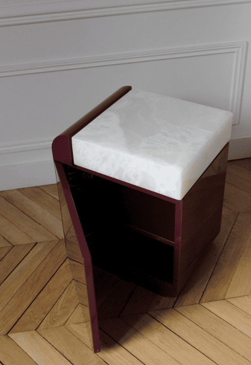 Side Table AMO BORDEAUX STORAGE TABLE MARBERA