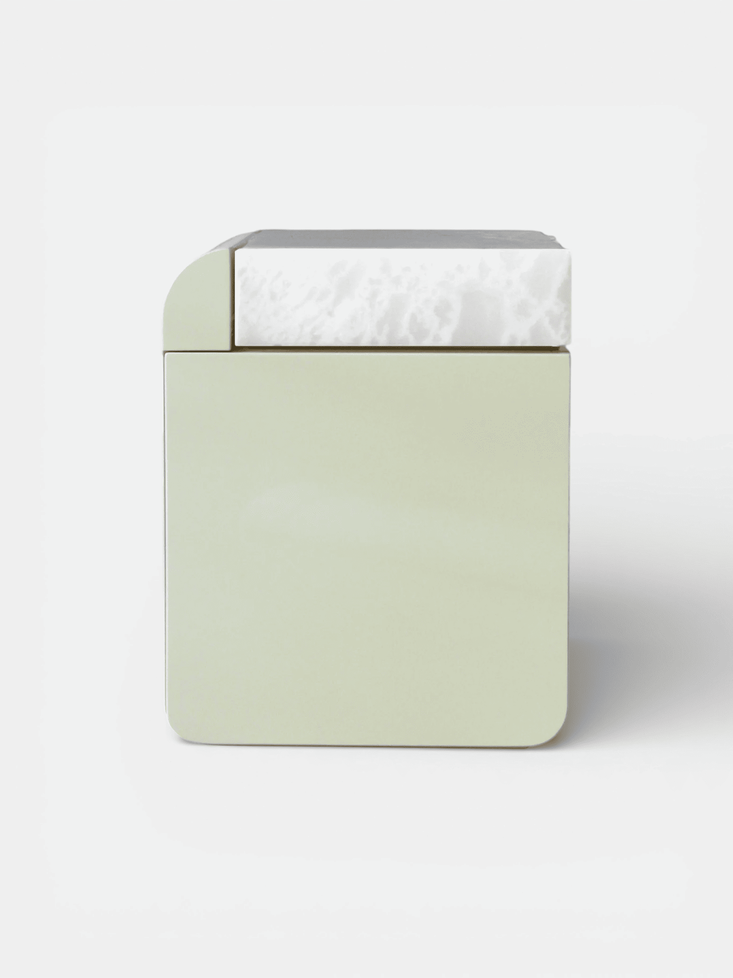 Side Table AMO GREEN STORAGE TABLE MARBERA