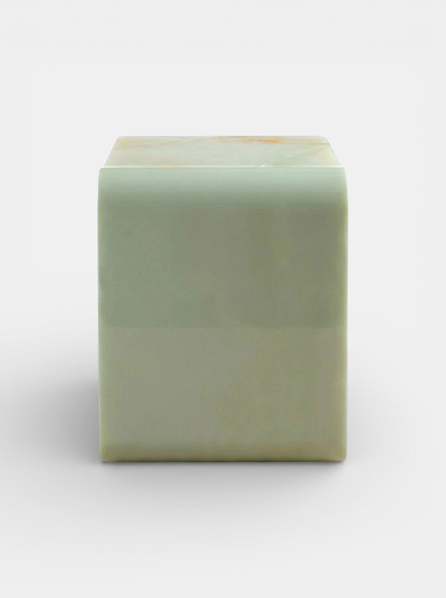 Side Table AMO GREEN STORAGE TABLE MARBERA