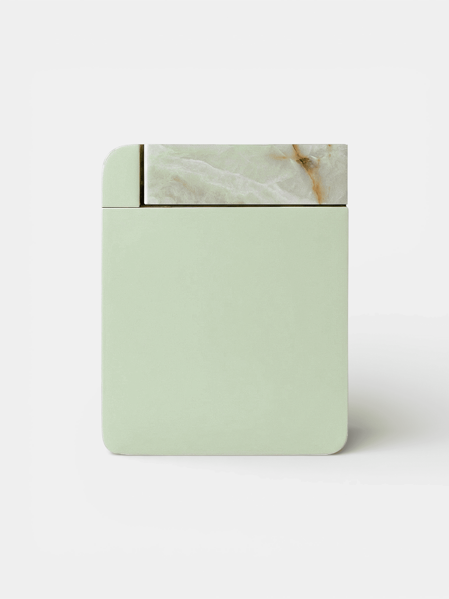 Side Table AMO GREEN STORAGE TABLE MARBERA