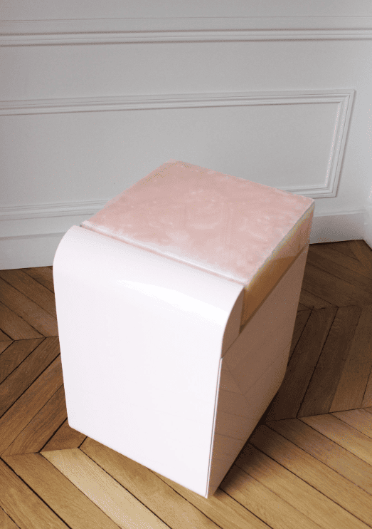 Side Table AMO PINK STORAGE TABLE MARBERA