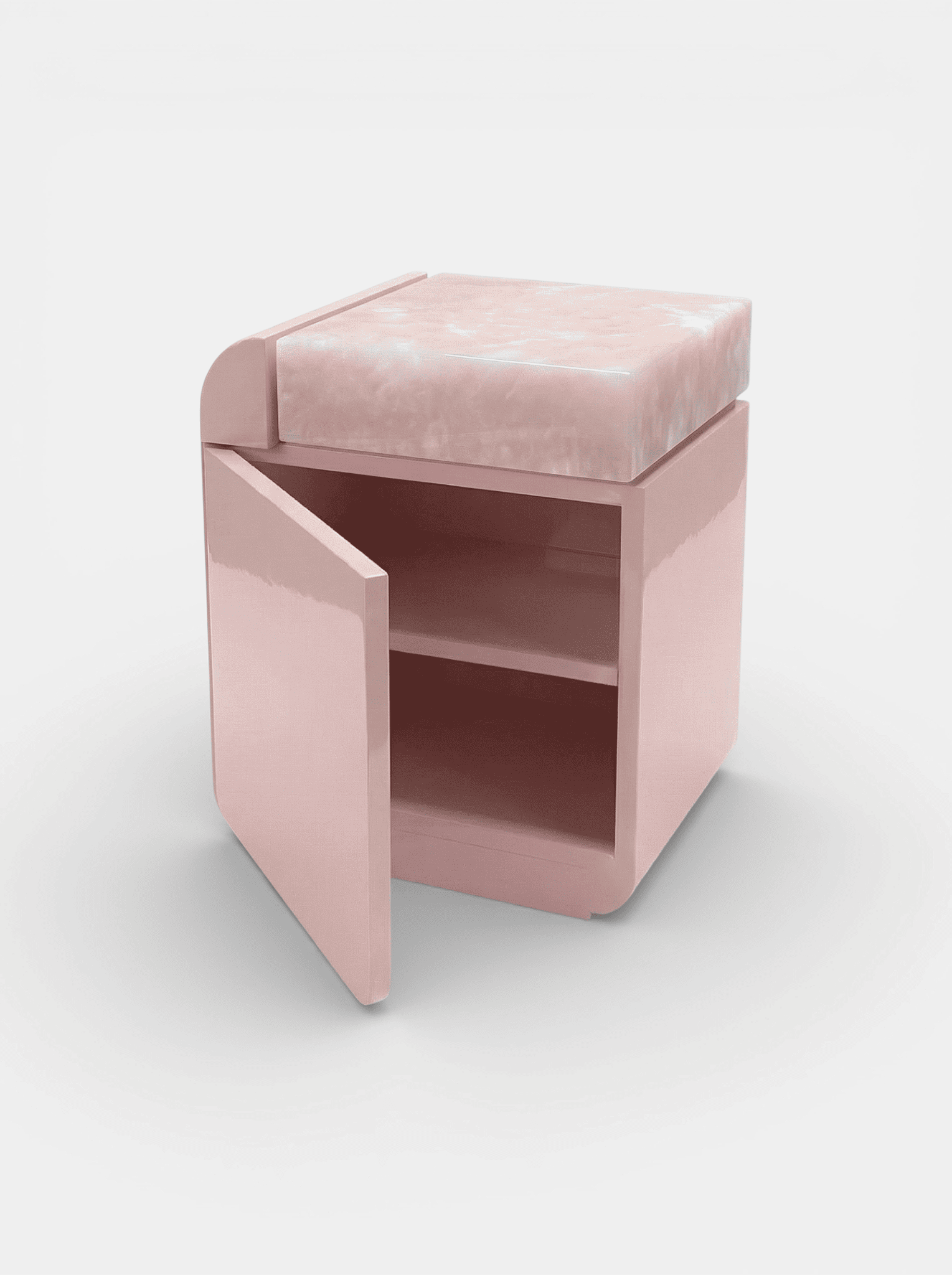 Side Table AMO PINK STORAGE TABLE MARBERA