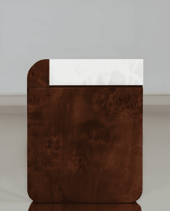 Side Table AMO WOODEN STORAGE TABLE MARBERA