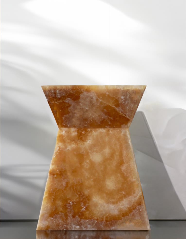 Side Table ARIA HONEY ONYX TABLE MARBERA