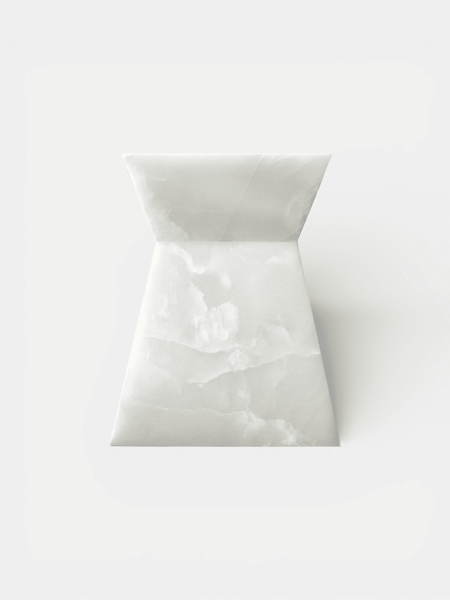 Side Table ARIA WHITE ONYX MARBERA