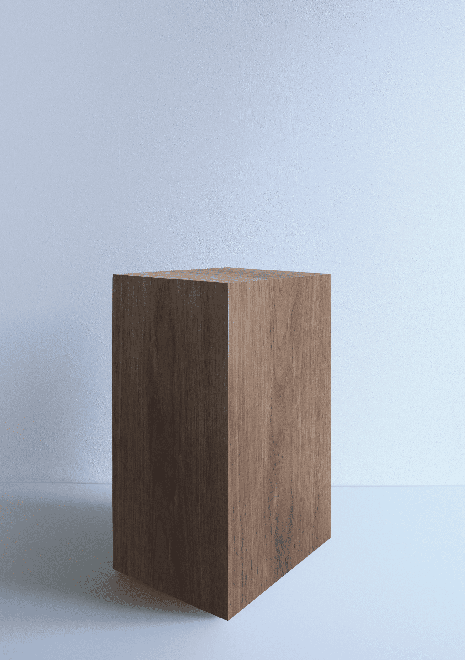 Side Table Canaletto Walnut SOLID/ONE - WOOD | SIDE TABLE FORMAMINIMA