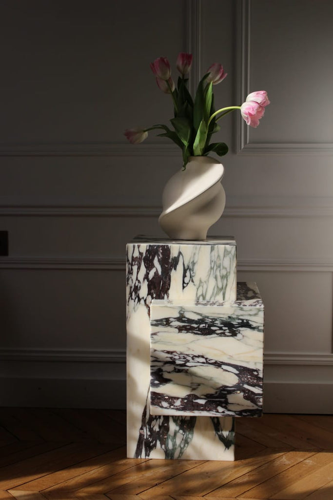 Side Table ELLA CALACATTA VIOLA MARBLE TABLE MARBERA