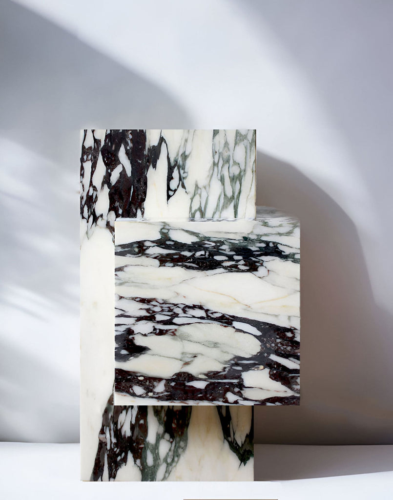 Side Table ELLA CALACATTA VIOLA MARBLE TABLE MARBERA