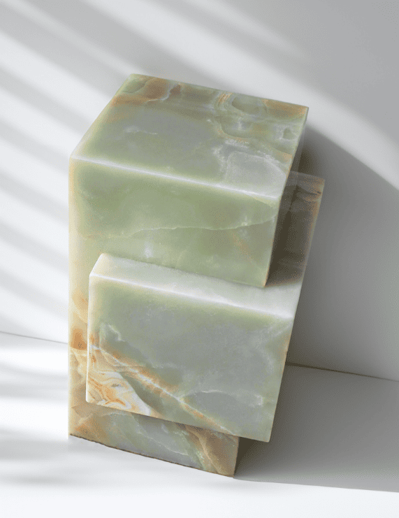 Side Table ELLA GREEN ONYX TABLE MARBERA