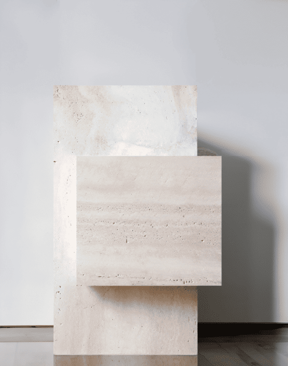 Side Table ELLA TRAVERTINE TABLE MARBERA