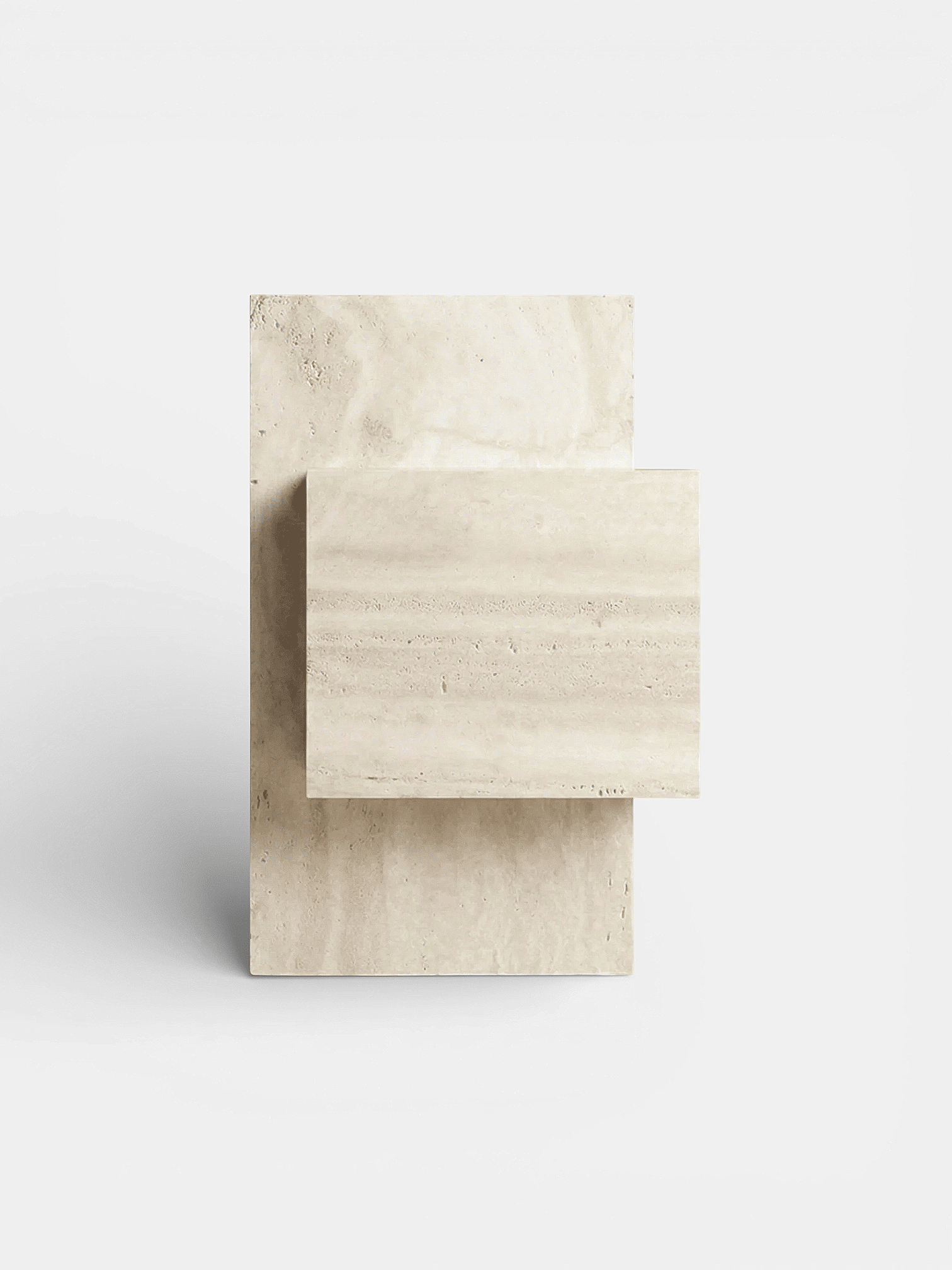 Side Table ELLA TRAVERTINE TABLE MARBERA