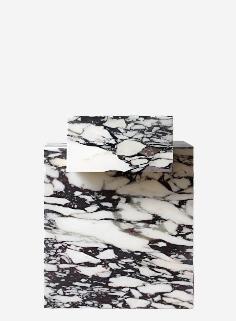 Side Table GAIA CALACATTA VIOLA MARBLE TABLE MARBERA