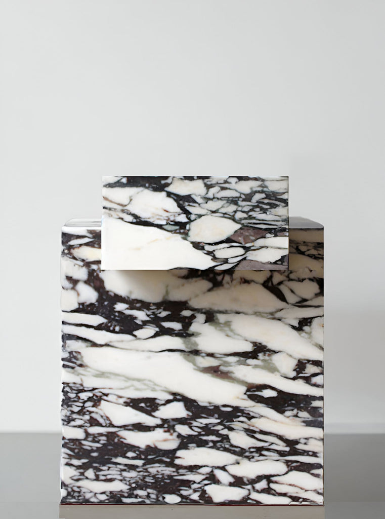 Side Table GAIA CALACATTA VIOLA MARBLE TABLE MARBERA