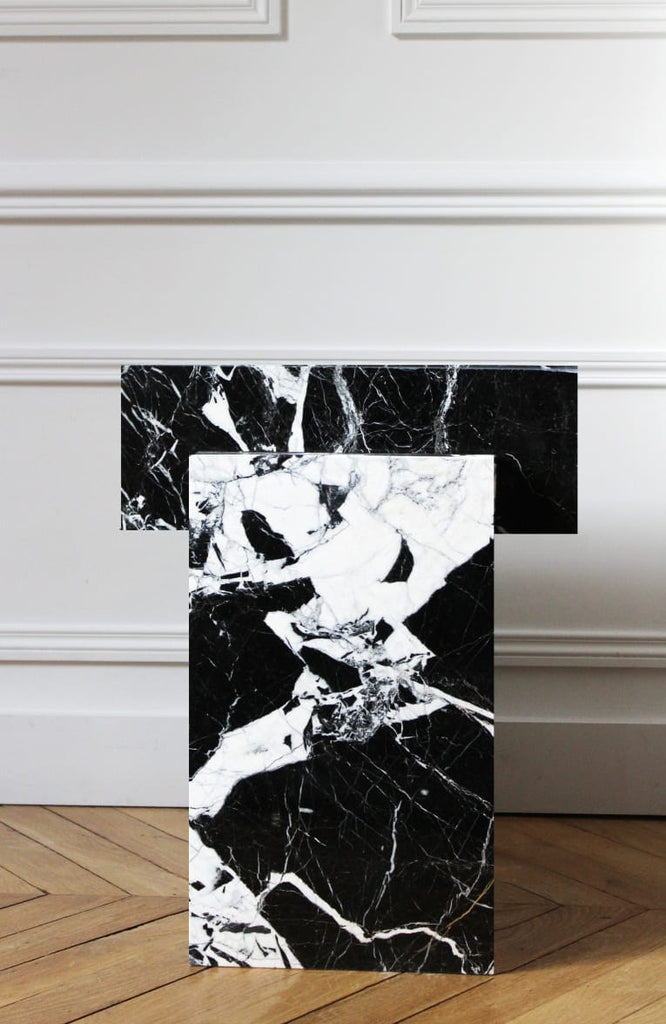 Side Table GAIA GRAND ANTIQUE MARBLE TABLE MARBERA