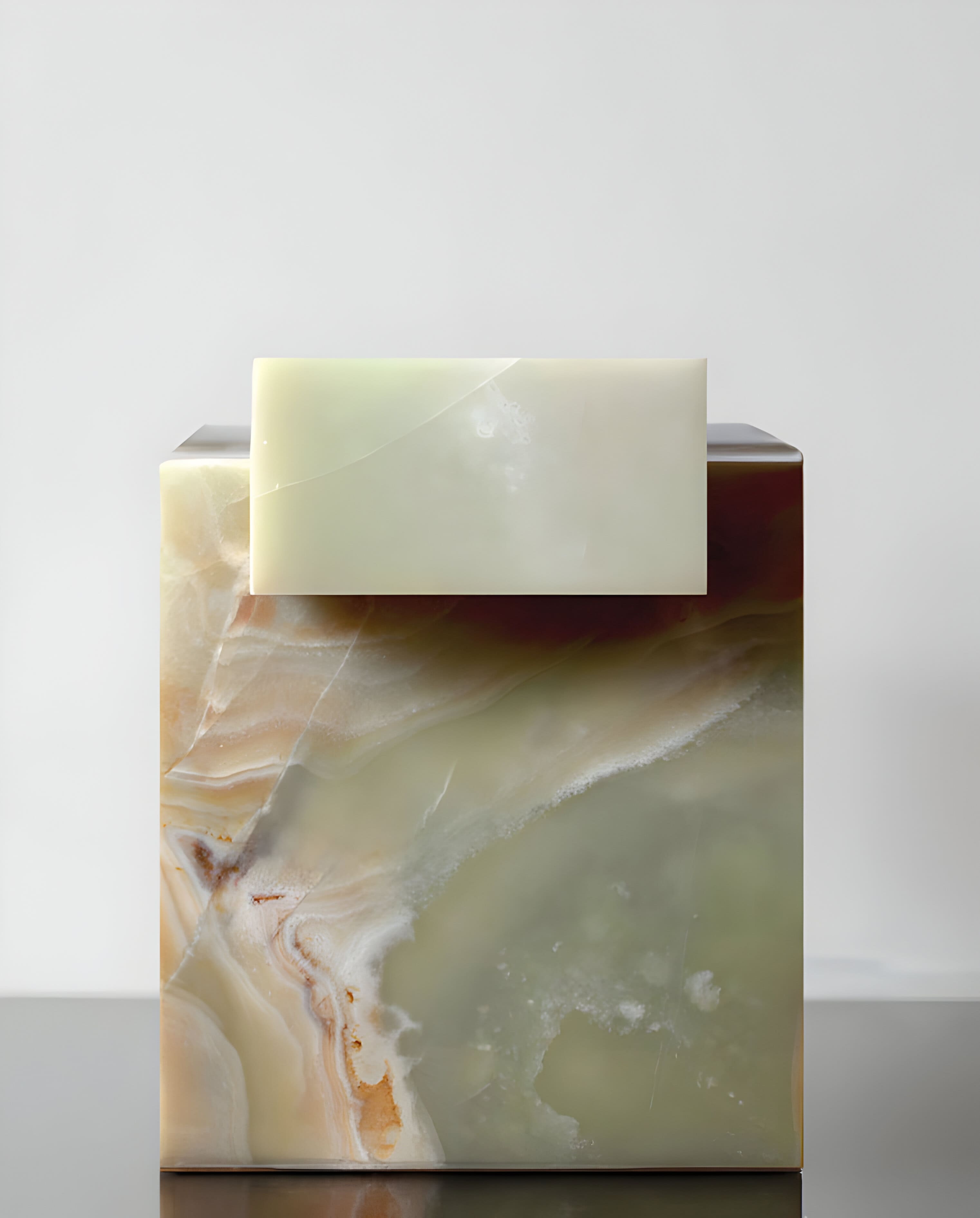 Side Table GAIA GREEN ONYX TABLE MARBERA
