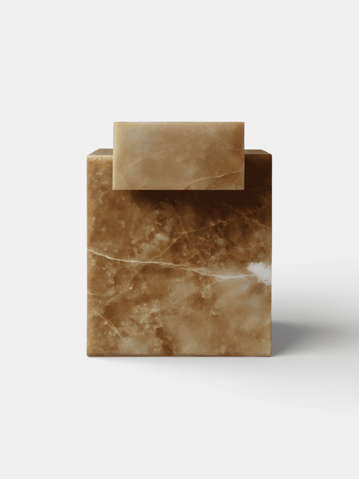 Side Table GAIA HONEY ONYX TABLE MARBERA