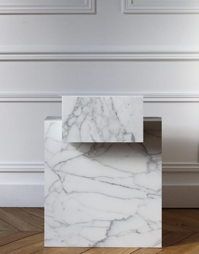 Side Table GAIA VENATO MARBLE TABLE MARBERA