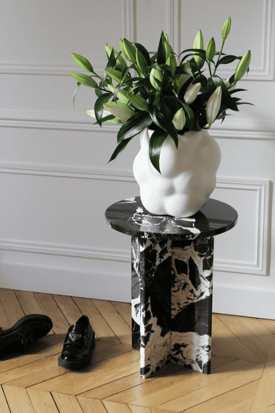 Side Table ROSIE GRAND ANTIQUE MARBLE TABLE MARBERA