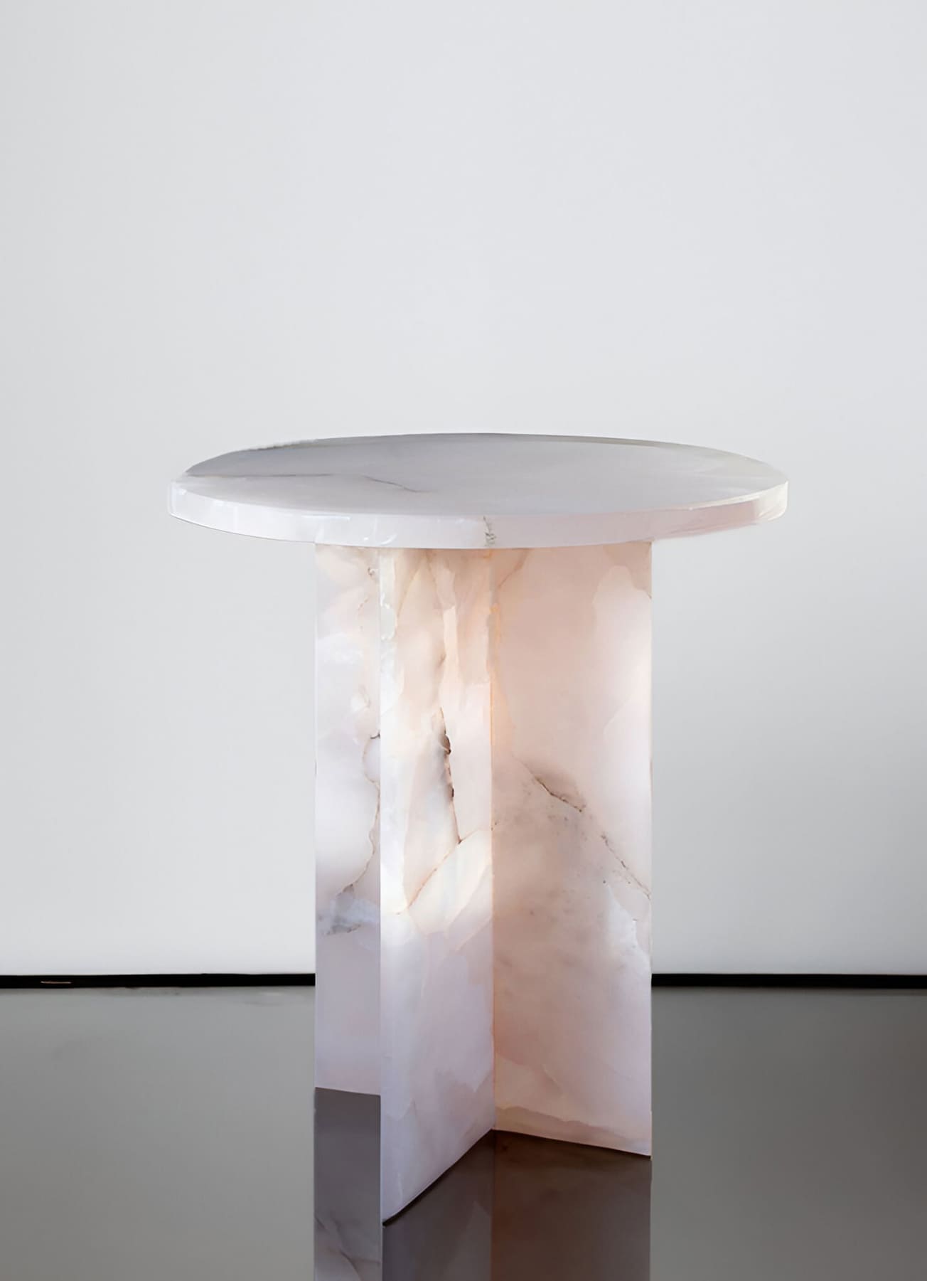 Side Table ROSIE PINK ONYX TABLE MARBERA