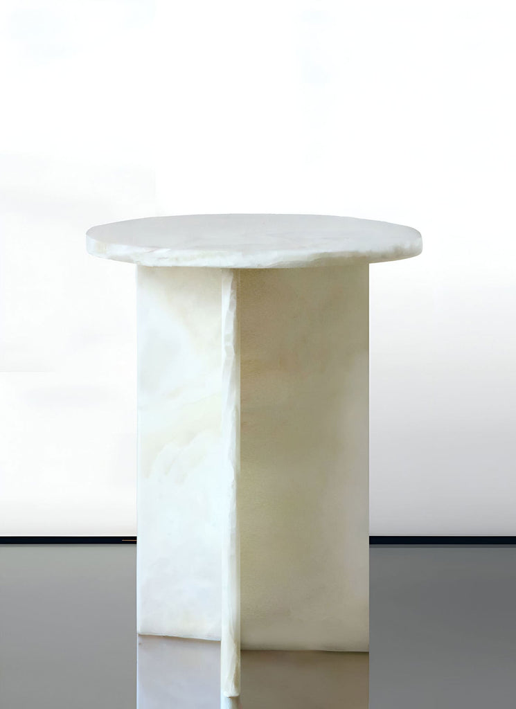Side Table ROSIE WHITE ONYX TABLE MARBERA
