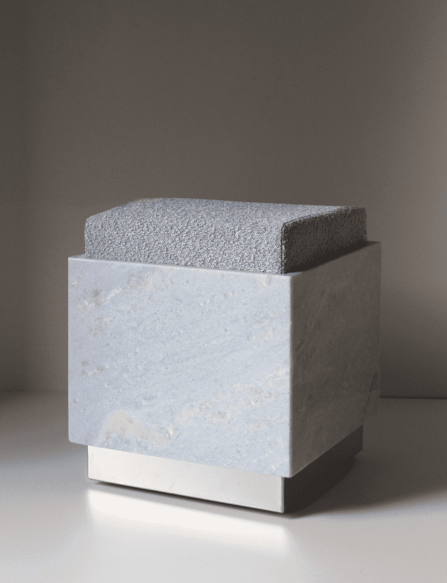 Stool ALFIE BLUE SKY MARBLE STOOL MARBERA