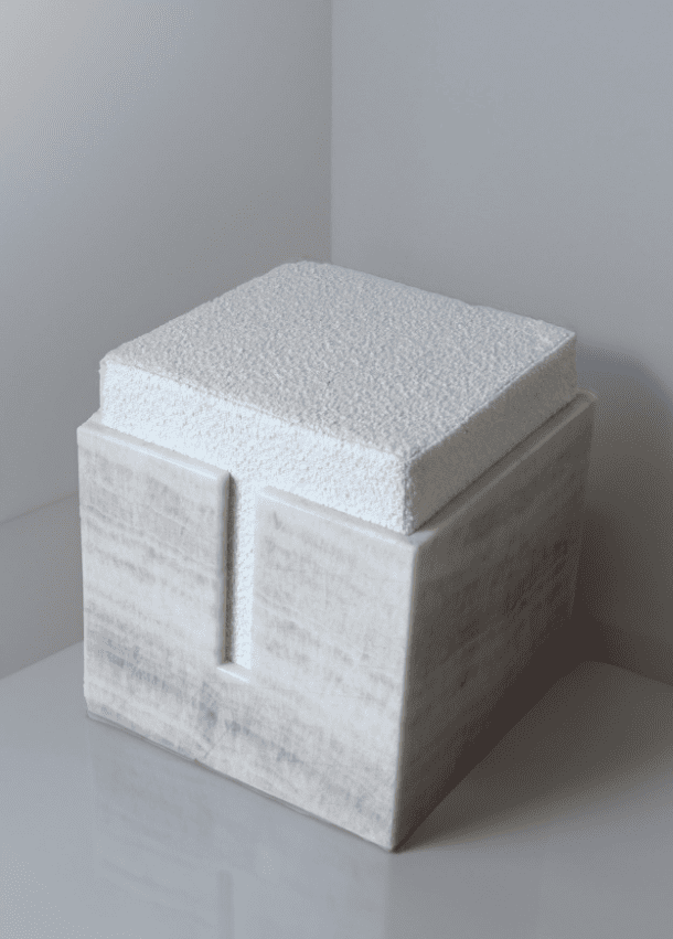 Stool GABI IVORY ONYX STOOL MARBERA