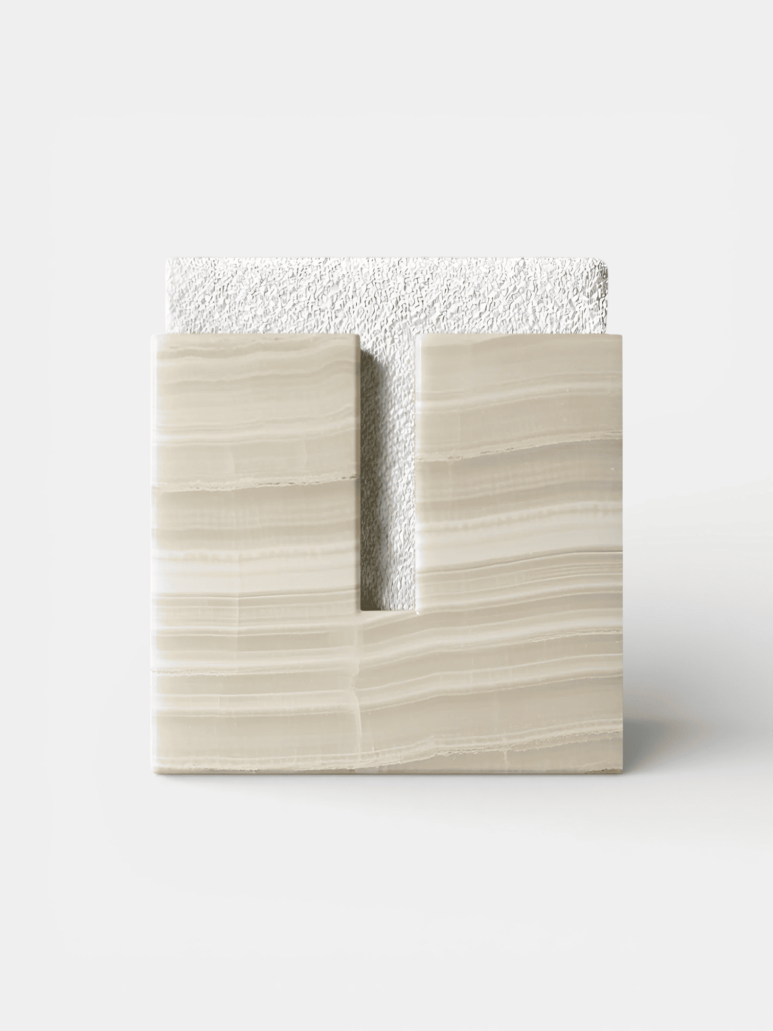 Stool GABI IVORY ONYX STOOL MARBERA