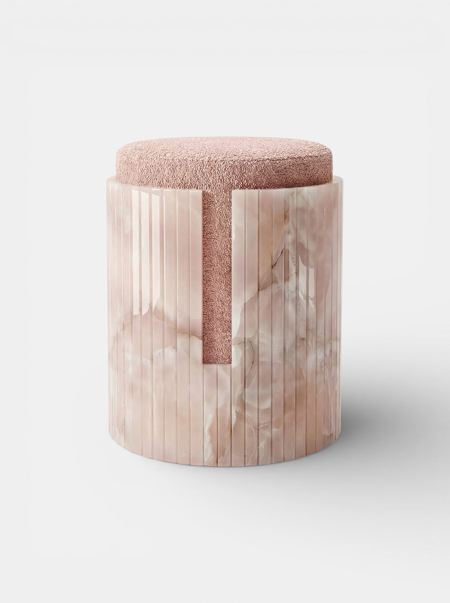 Stool PINK ONYX DOLCE STOOL MARBERA