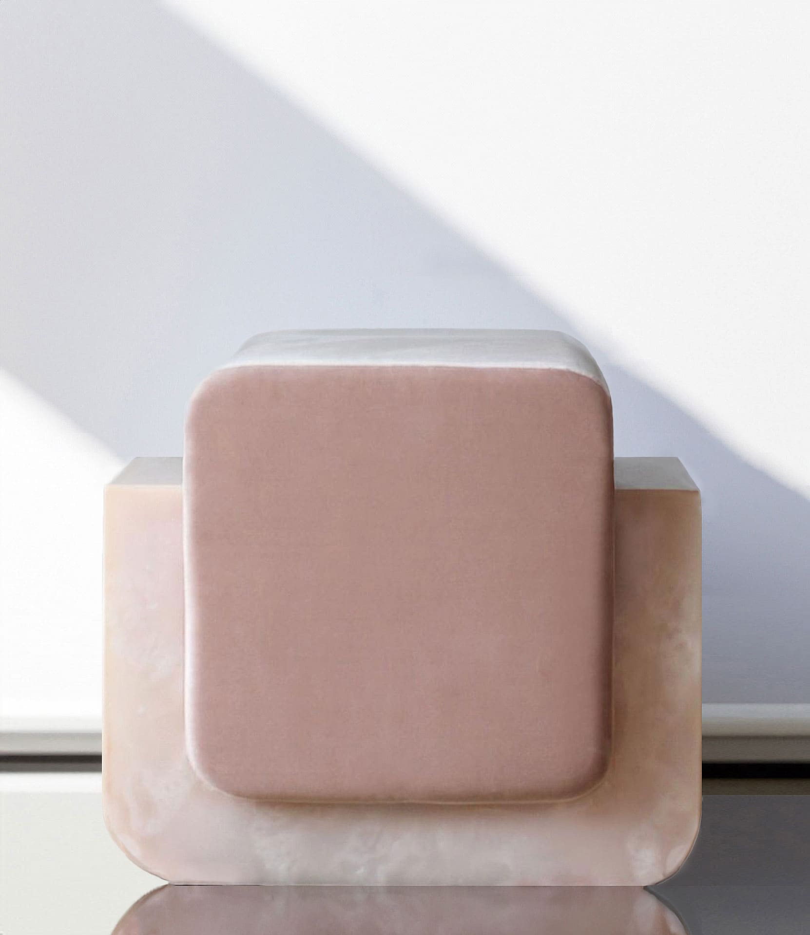 Stool PINK ONYX OGGI STOOL MARBERA