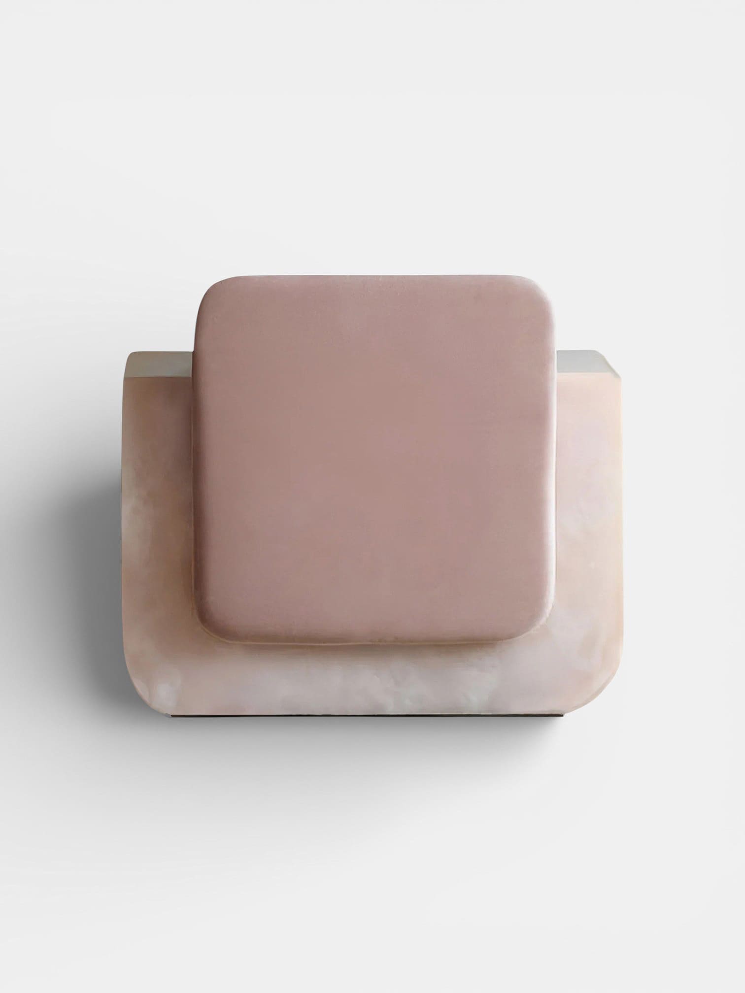 Stool PINK ONYX OGGI STOOL MARBERA