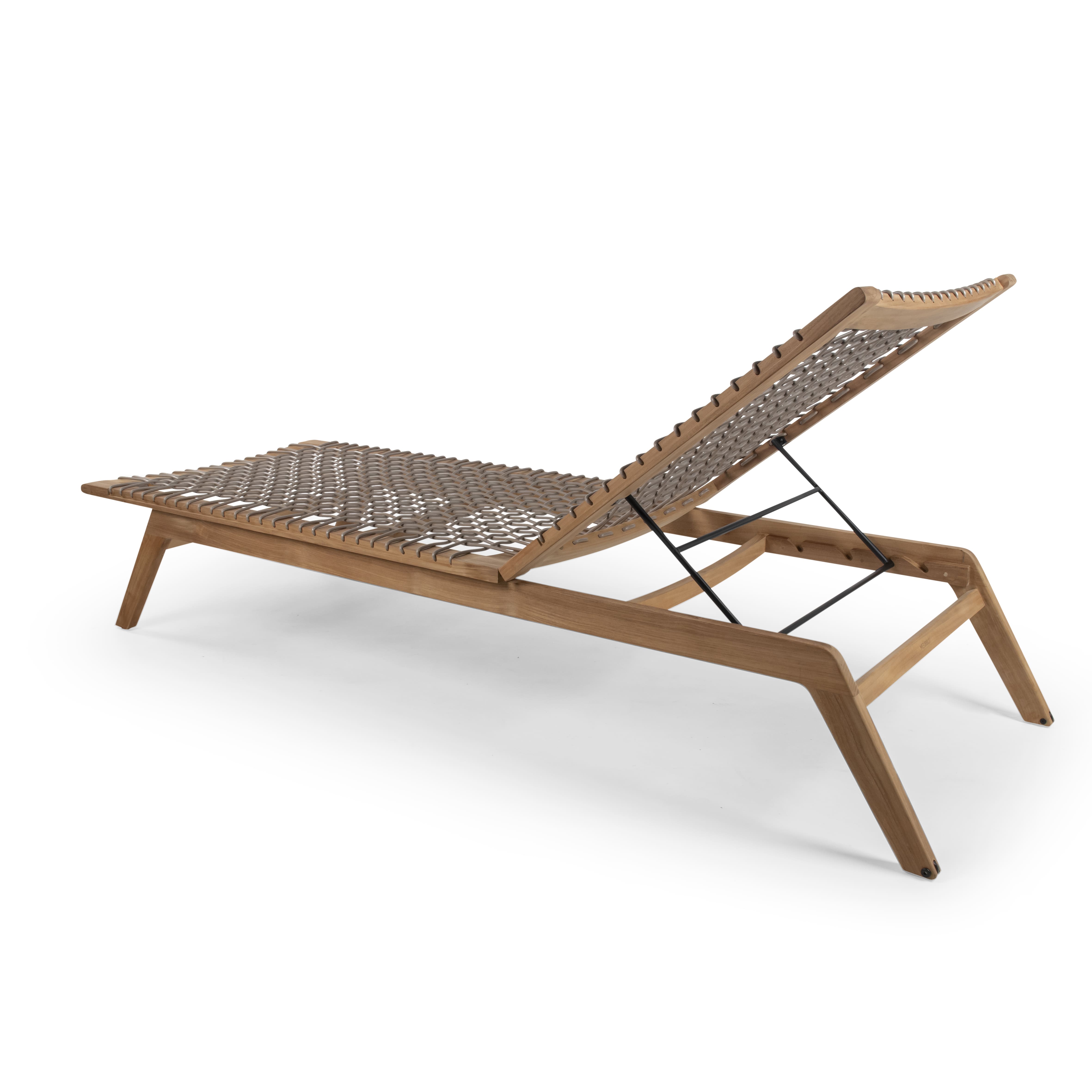 Sun Lounger FORTE SUN LOUNGER | TEAK & STRAPS BETACO