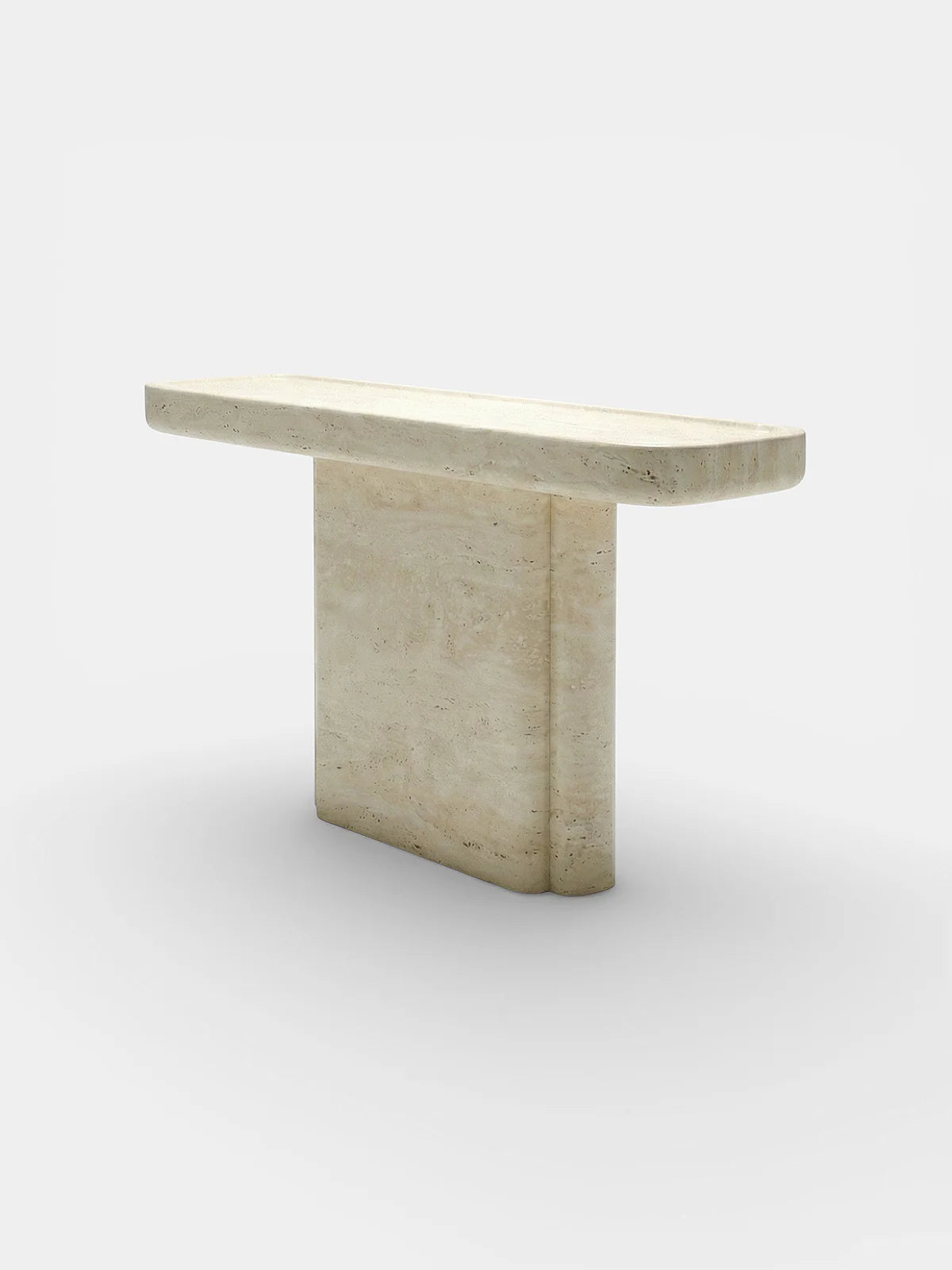 UGO TRAVERTINE CONSOLE