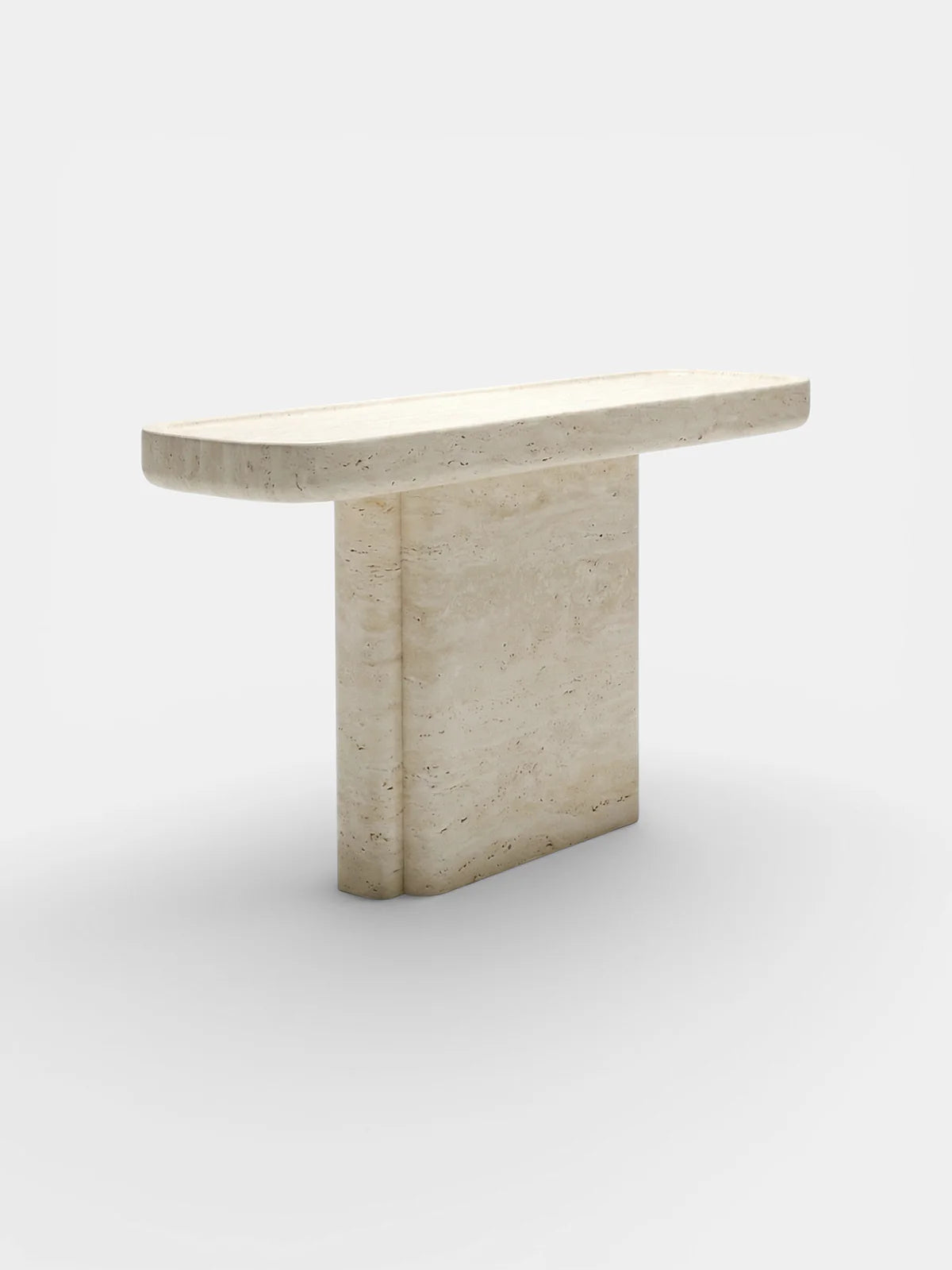 UGO TRAVERTINE CONSOLE