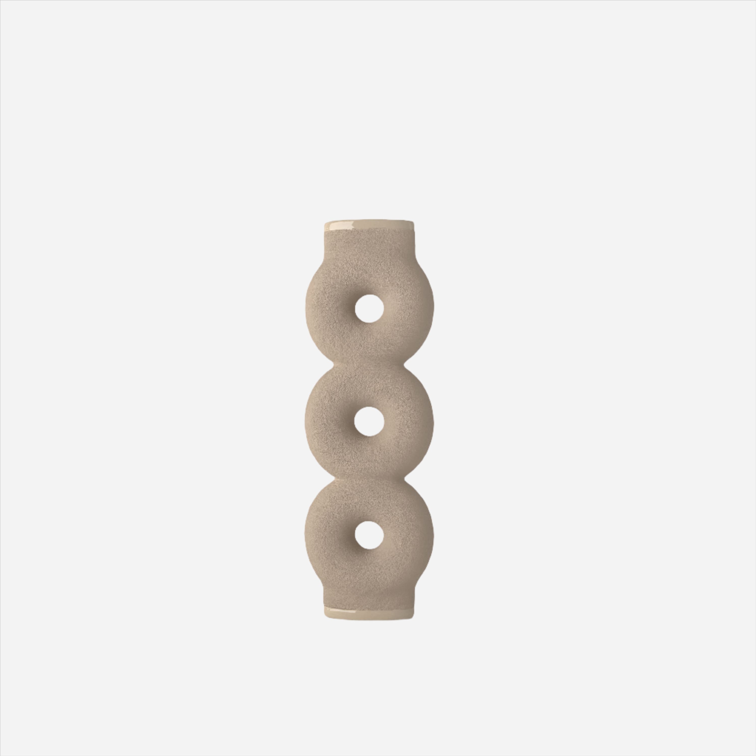 Vase Beige KUMANEC TRIPLE VASE FAINA