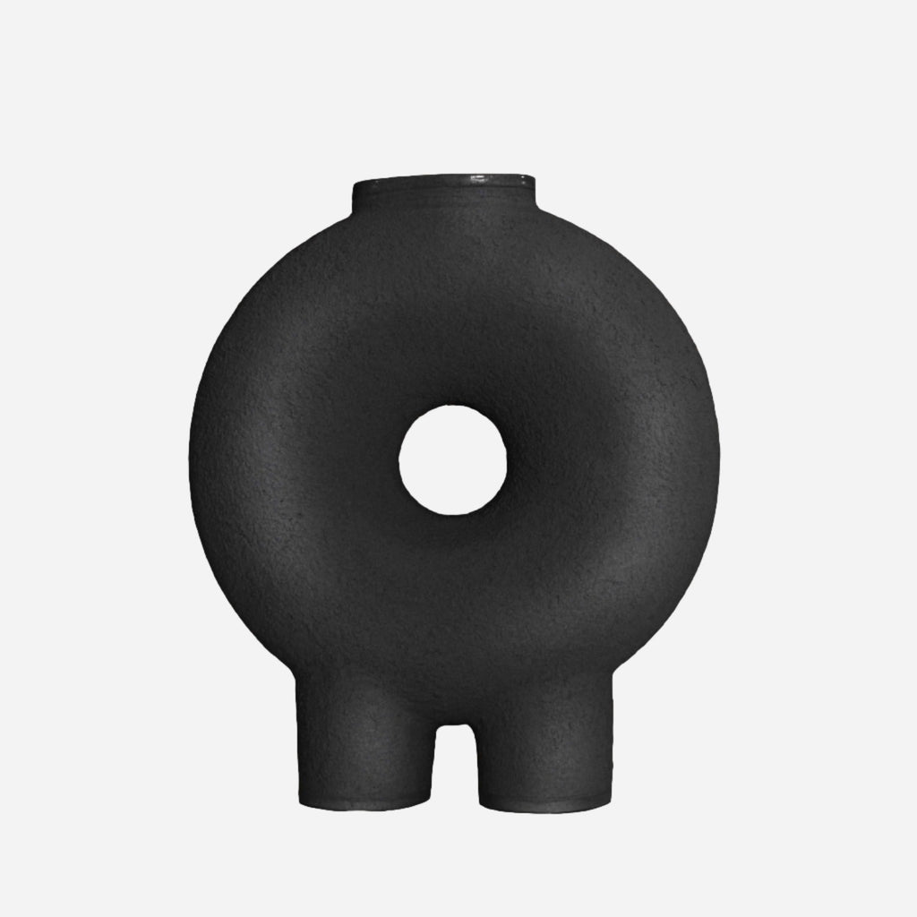 Vase Black KUMANEC TWO-LEGGED VASE FAINA