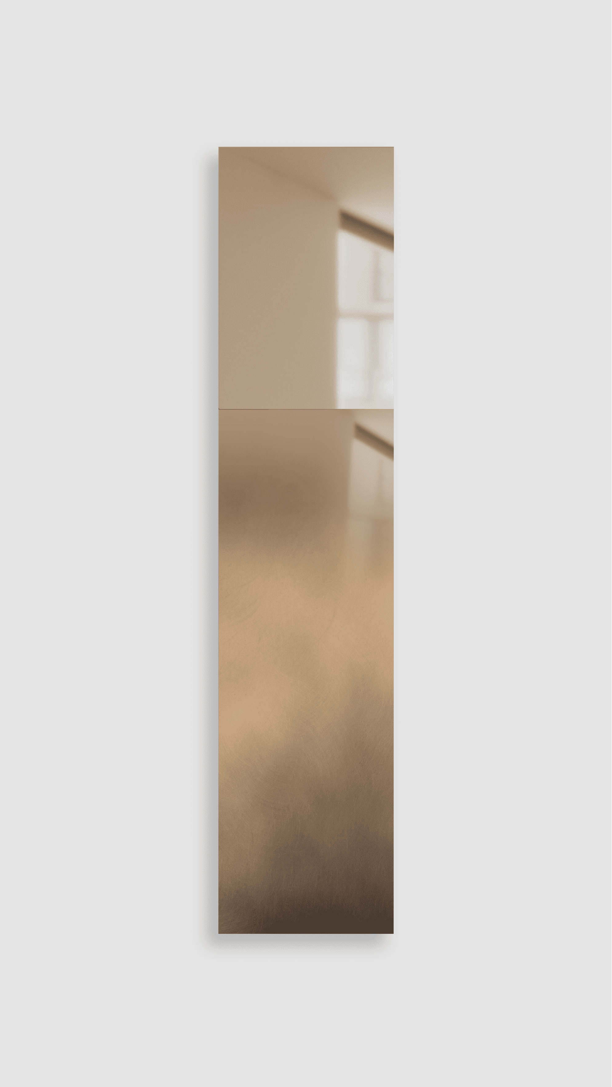 Wall Mirror Burnished Brushed MIRROR/ZERO FADING BRASS FORMAMINIMA