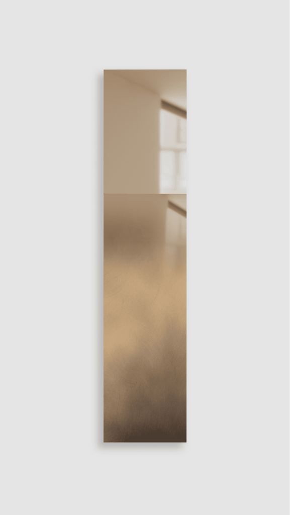 Wall Mirror Burnished Brushed MIRROR/ZERO FADING BRASS FORMAMINIMA