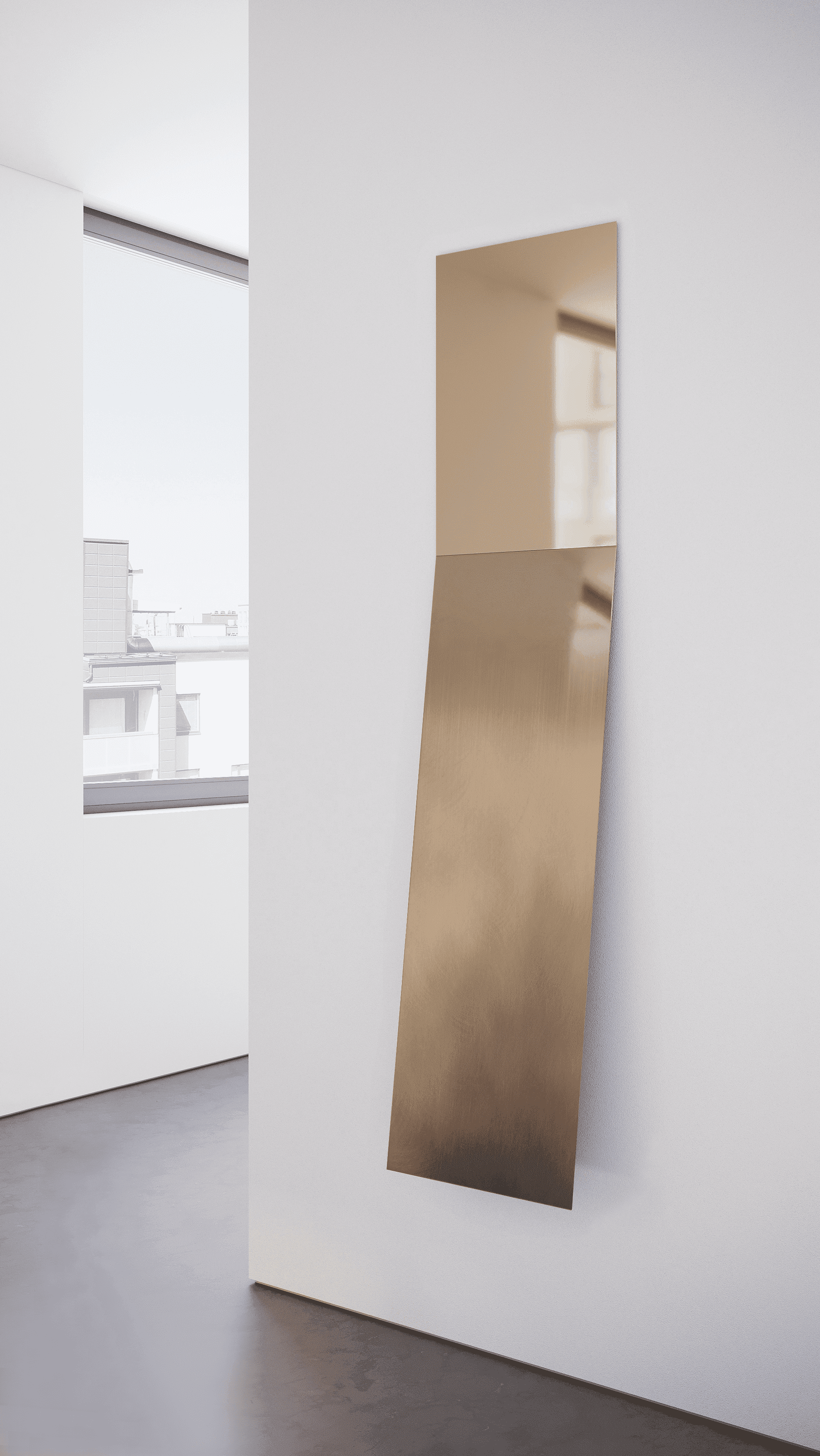 Wall Mirror MIRROR/ZERO FADING BRASS FORMAMINIMA