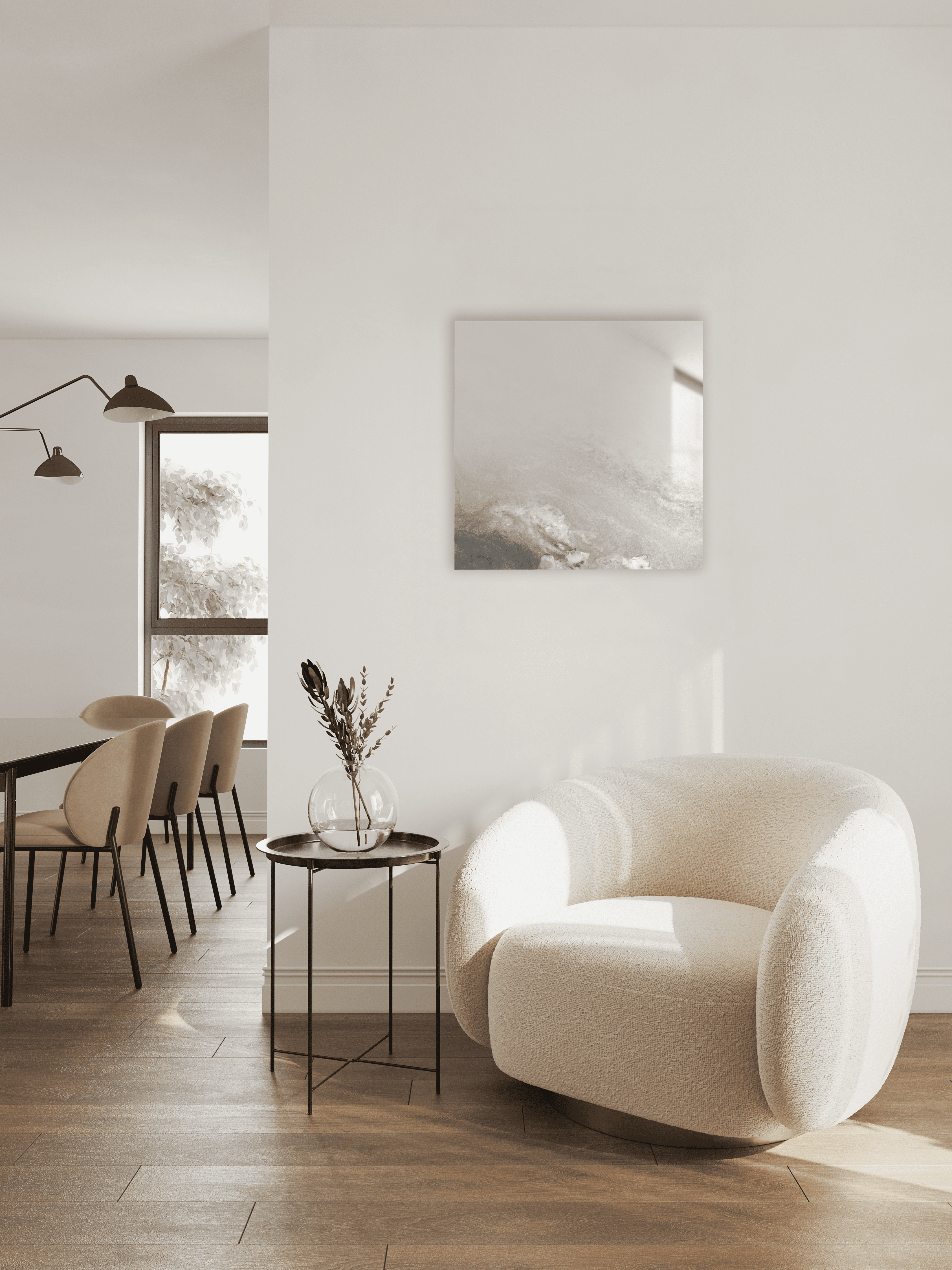 Wall Mirror MIRROR/ZERO FADING MARBLE | SQUARE SERIES FORMAMINIMA
